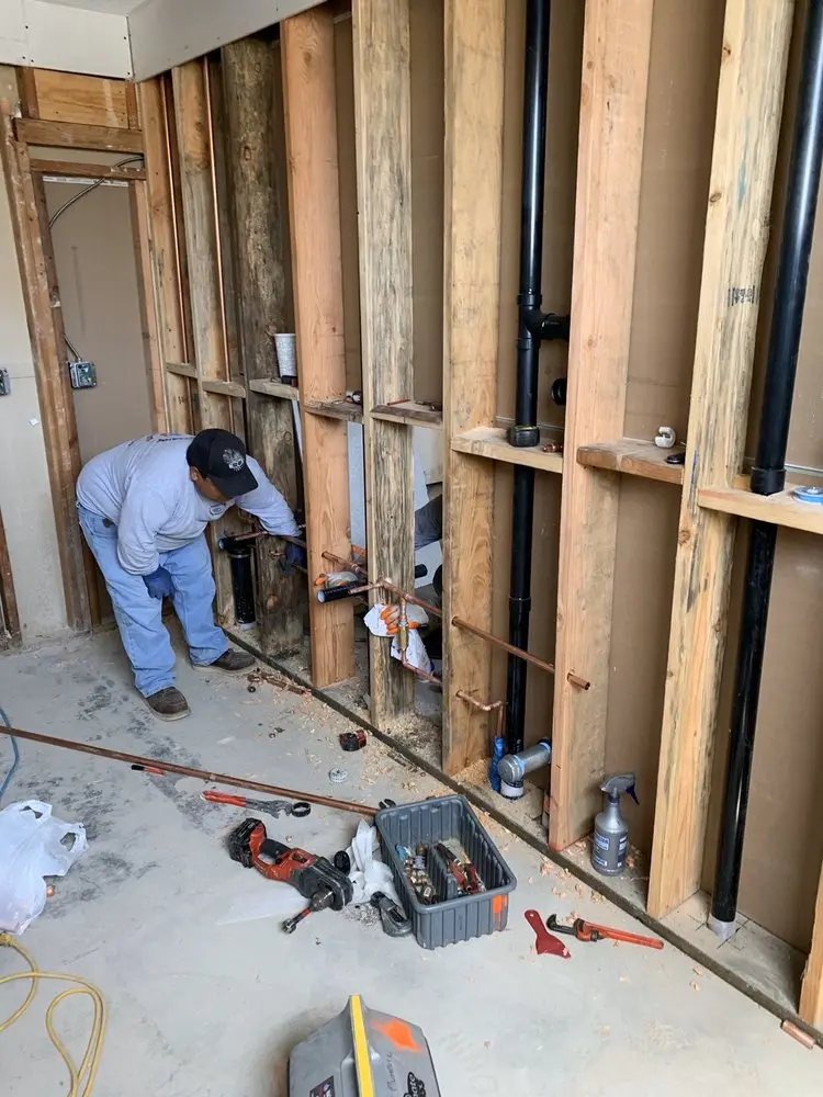 Commercial rough-in plumbing for Gas Line Repair in Greenwater